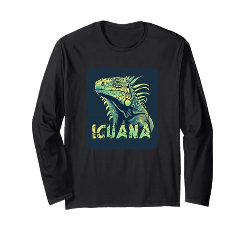 Schönes Leguanesichtskostüm für Erwachsene und Kinder Langarmshirt Schönes Leguanesichtskostüm für Erwachsene und Kinder Langarmshirt von Iguana Reptile