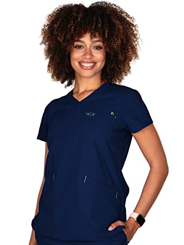 IguanaMed Damen 5400 Classic V-Neck 3-Pocket Top, Newport Navy, Mittel IguanaMed Damen 5400 Classic V-Neck 3-Pocket Top, Newport Navy, Mittel von IguanaMed