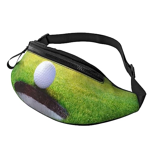 Bauchtasche mit Piratenflagge, für Herren und Damen, modische, verstellbare Umhängetasche, für Reisen, Sport, Wandern, Sport Golfball Sonnenuntergang Baum, Einheitsgröße von Iguatu