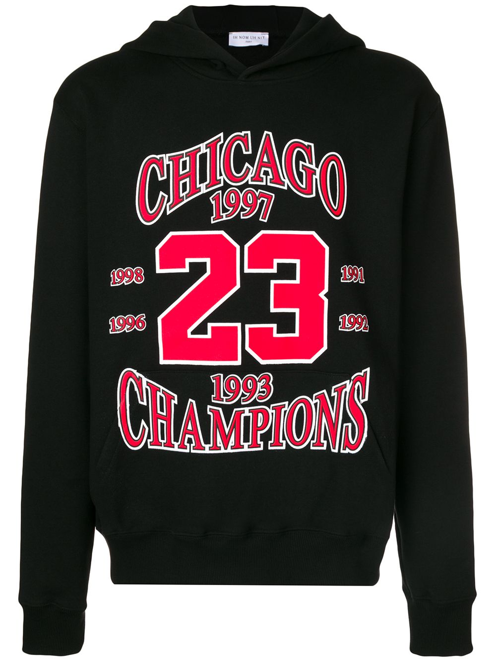 Ih Nom Uh Nit 'Chicago' Kapuzenpullover - Schwarz von Ih Nom Uh Nit