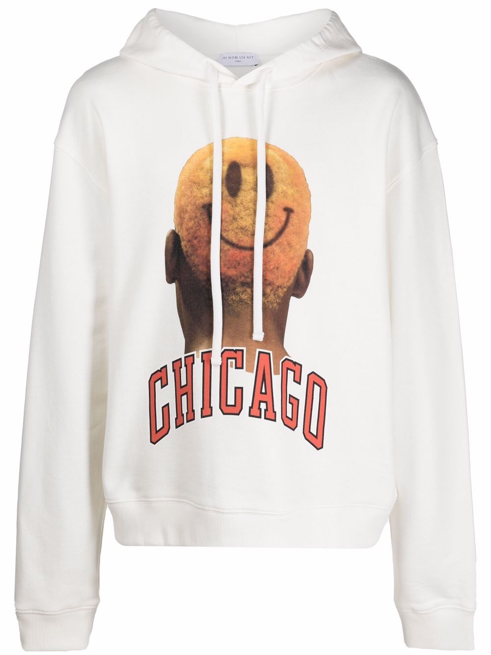 Ih Nom Uh Nit Hoodie mit "Chicago"-Print - Weiß von Ih Nom Uh Nit