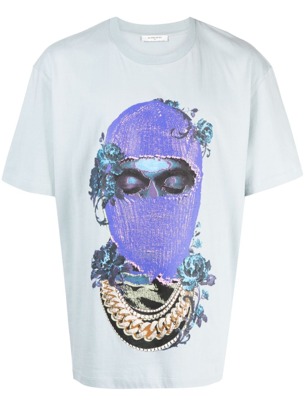 Ih Nom Uh Nit T-Shirt mit Mask Roses-Print - Blau von Ih Nom Uh Nit