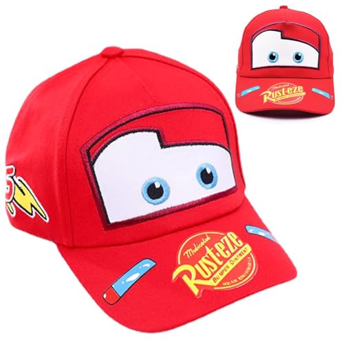 Mccqueen Baseball Cap für Kinder - Cartoon Baseball Kappe mit Sonnenhut und Sonnenschutz für Jungen und Mädchen 2-8 Jahre von IhLux