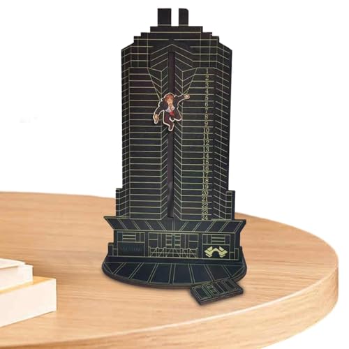 Ihdjasg Weihnachts-Adventskalender-Dekoration | Tischkalender mit Tischdekoration aus Holz,With Hans Gruber Falling Off Plaza Desktop Calendar Die Hard Calendar For Tabletop von Ihdjasg