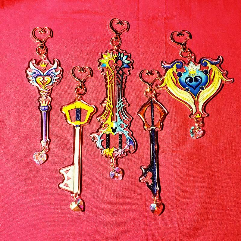 Kingdom Hearts Keyblade Acrylanhänger Charms Schlüsselanhänger Kingdom Hearts Keyblade Acrylanhänger Charms Schlüsselanhänger von Ihuatzin