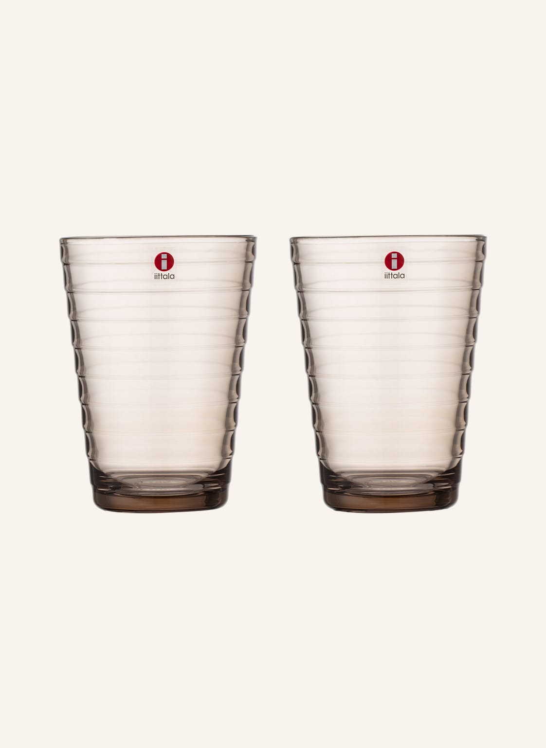 Iittala 2er-Set Trinkgläser Aino Aalto beige Iittala 2er-Set Trinkgläser Aino Aalto beige von Iittala