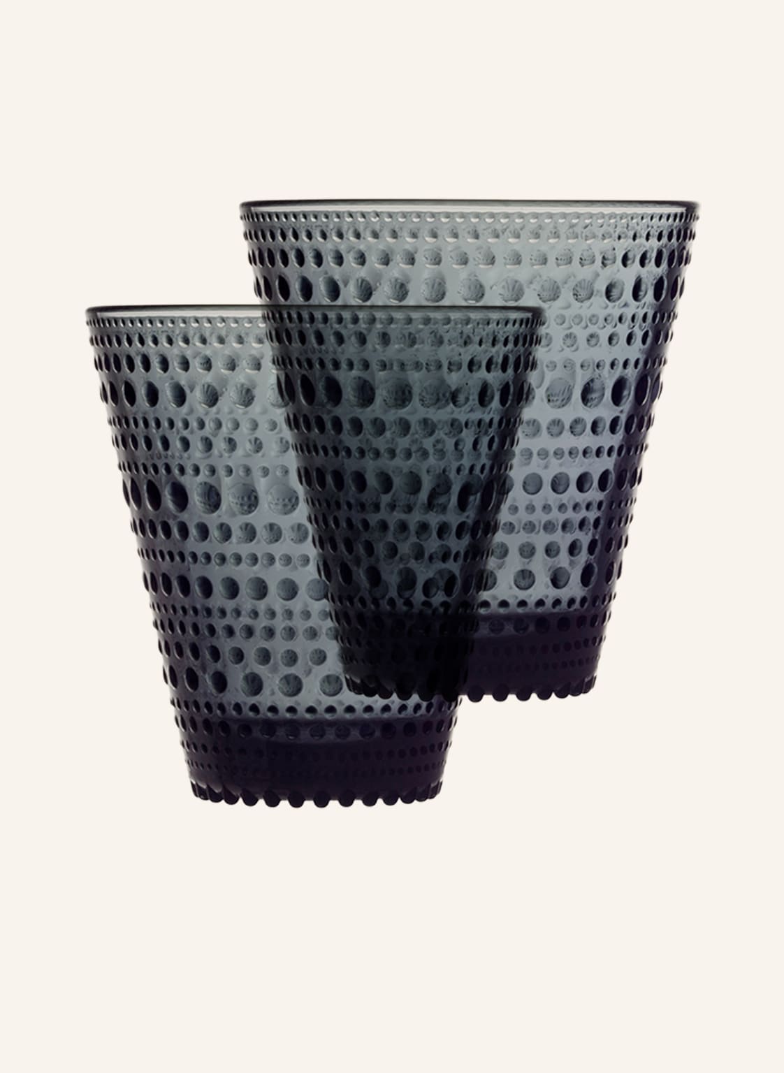 Iittala 2er-Set Trinkgläser Kastehelmi grau Iittala 2er-Set Trinkgläser Kastehelmi grau von Iittala
