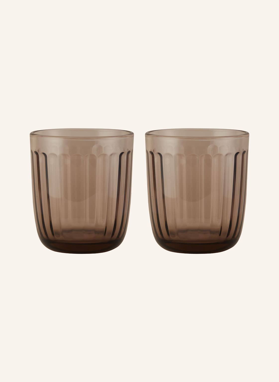 Iittala 2er-Set Trinkgläser Raami braun Iittala 2er-Set Trinkgläser Raami braun von Iittala