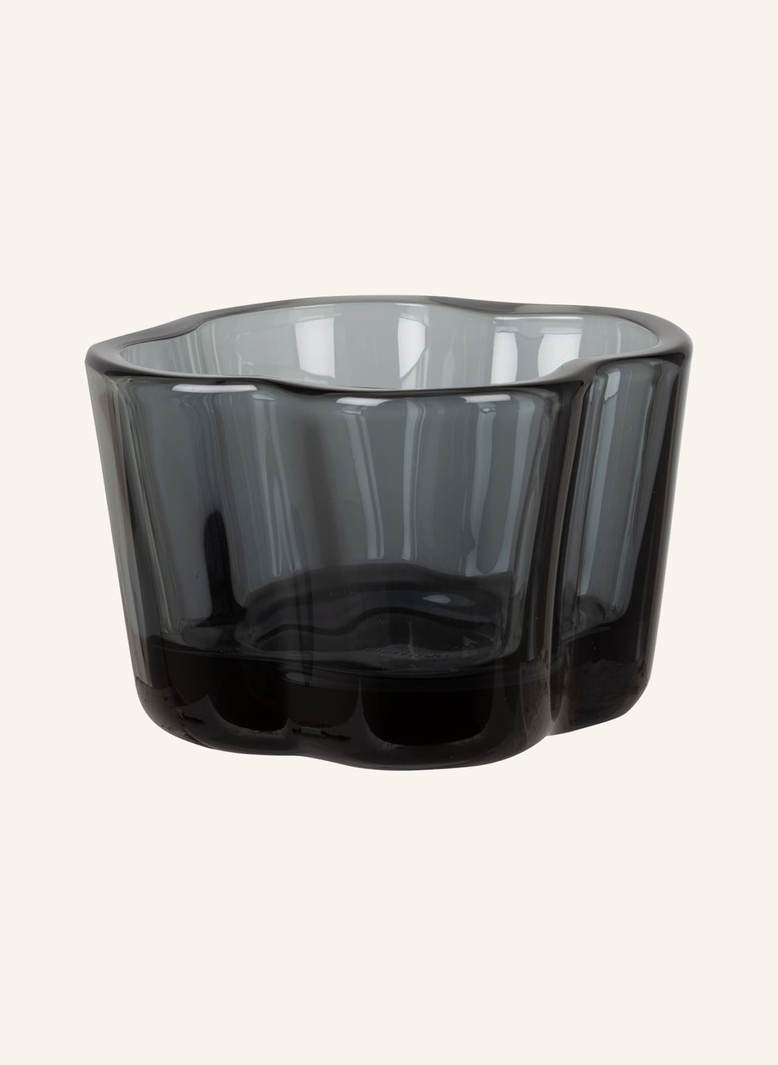 Iittala Teelichthalter Alvar Aalto grau von Iittala