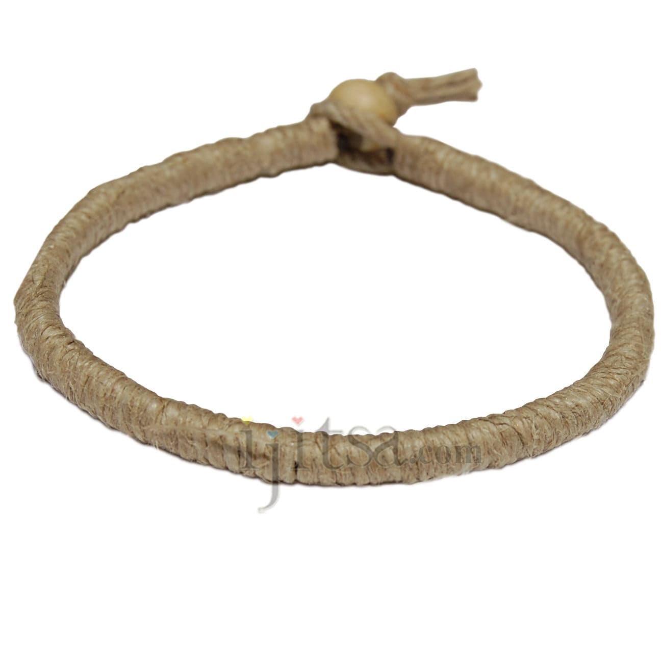 Lederarmband Mit Natürlichem Hanf Gewickelt Lederarmband Mit Natürlichem Hanf Gewickelt von Ijitsa