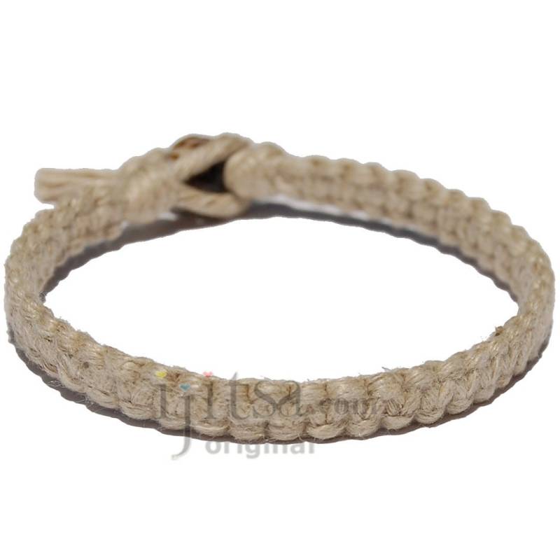 Natürliches Flaches Hanfsurfer-Armband Oder Knöchel Natürliches Flaches Hanfsurfer-Armband Oder Knöchel von Ijitsa