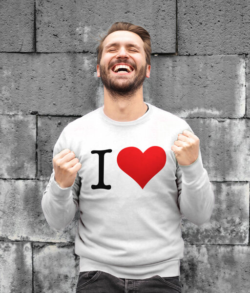 Iksi Let´s love - Sweatshirt von Iksi