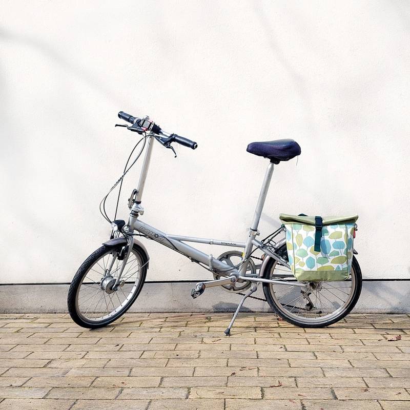 Kleine Fahrradtasche 20 - 26'' Wasserdicht Für Kinderfahrräder Falträder Klappräder Aus Plane Mit Schultergurt Modell Bosque von Ikuri