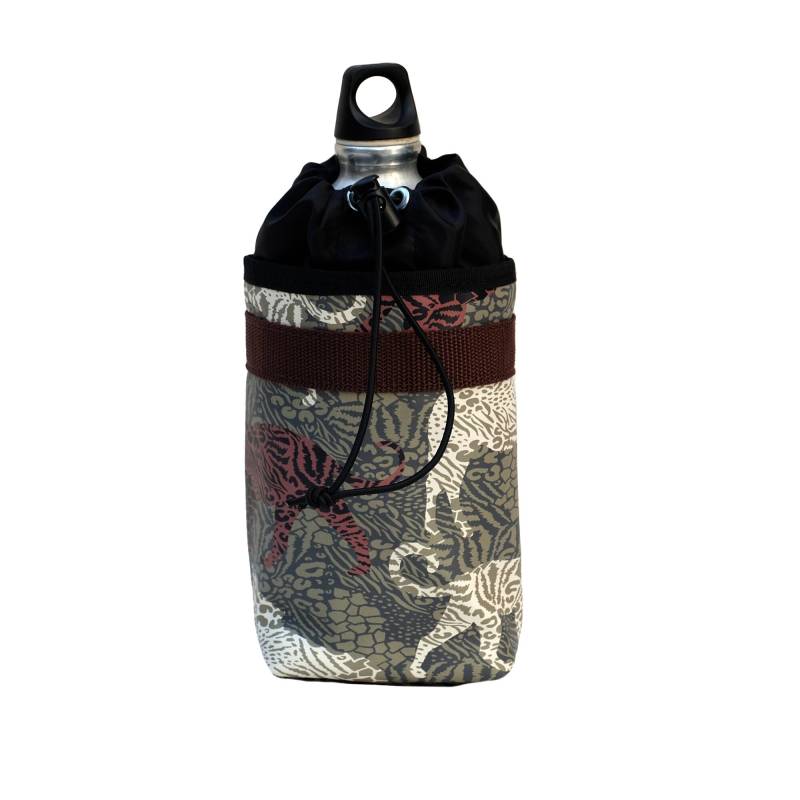 Vorbau-Tasche Flaschentasche Für Lenker Cockpit Fahrradtasche Bikepacking Lenkertasche Wasserdicht Snack Bag - Design Animals von Ikuri