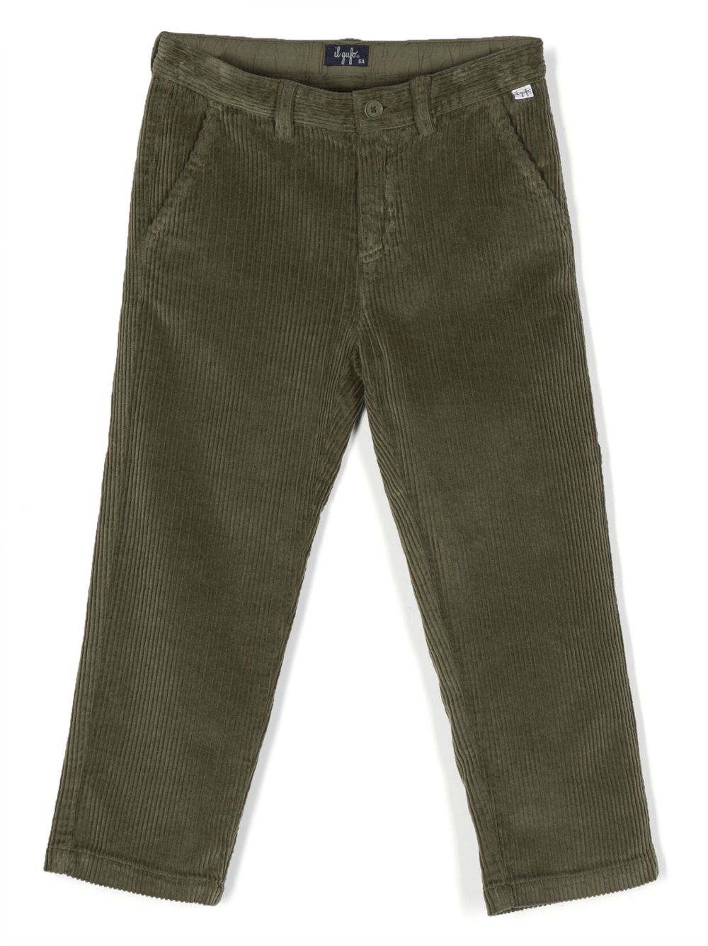 Il Gufo Cordhose mit geradem Bein - Grün von Il Gufo