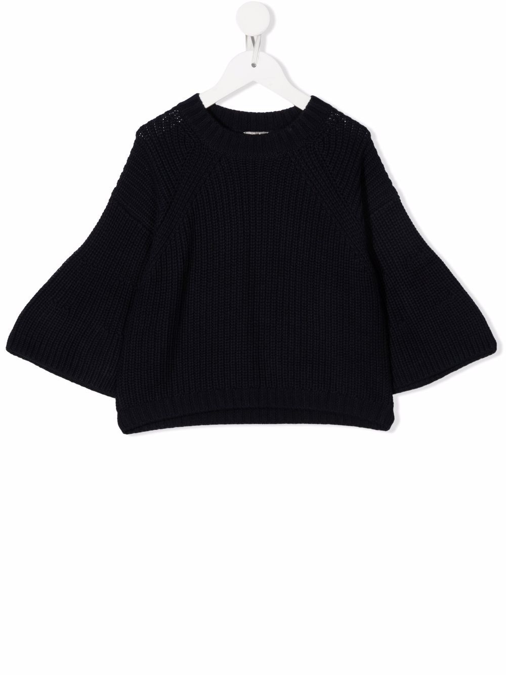 Il Gufo Gerippter Pullover - Blau von Il Gufo