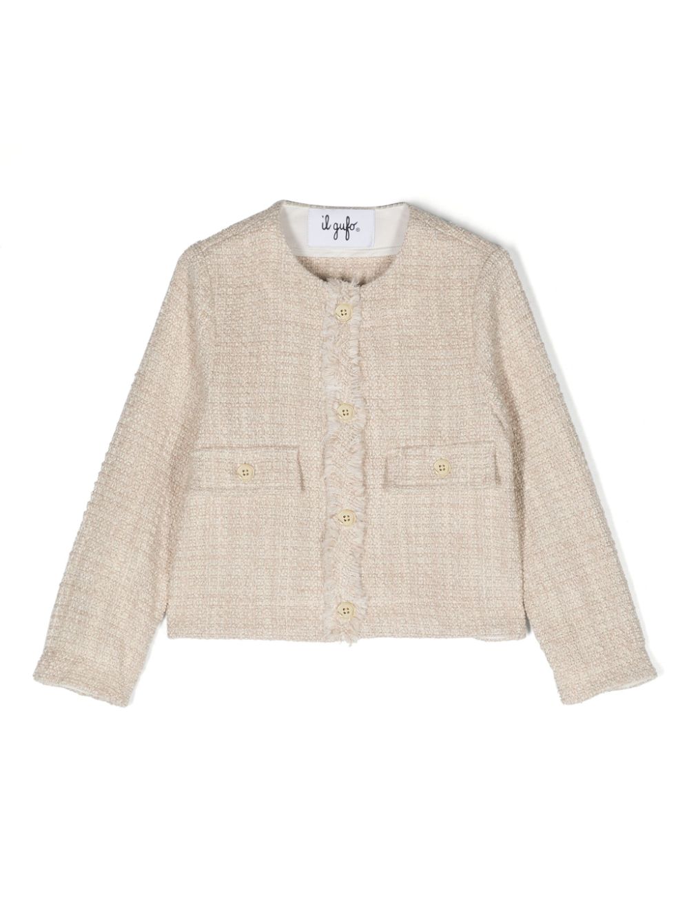 Il Gufo Jacke aus Tweed - Nude von Il Gufo