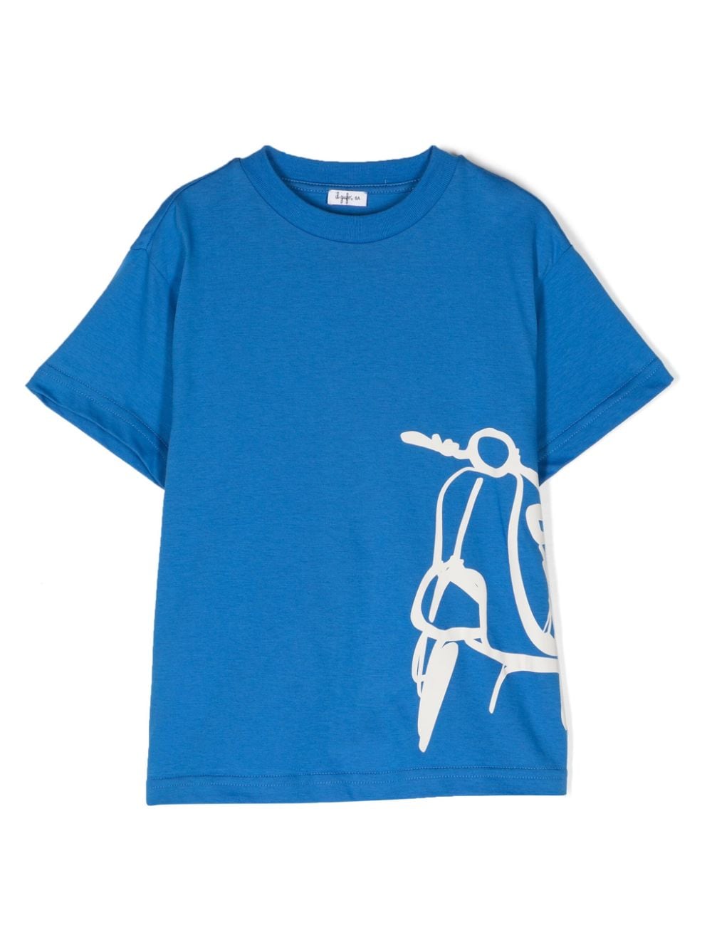 Il Gufo T-Shirt mit Vespa-Print - Blau von Il Gufo