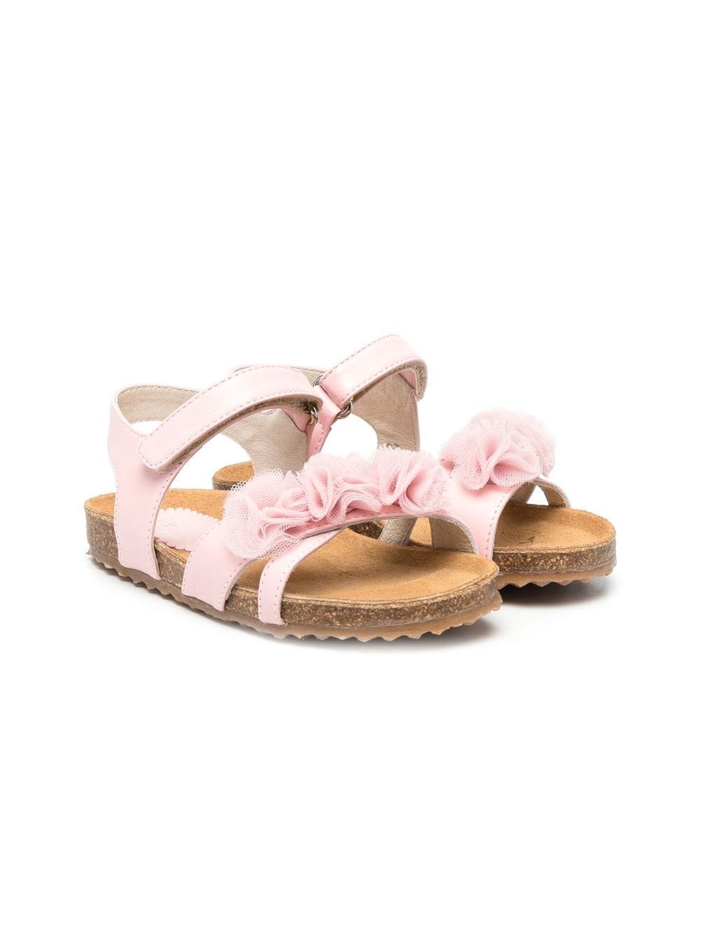 Il Gufo Sandalen mit Blumenapplikation - Rosa von Il Gufo