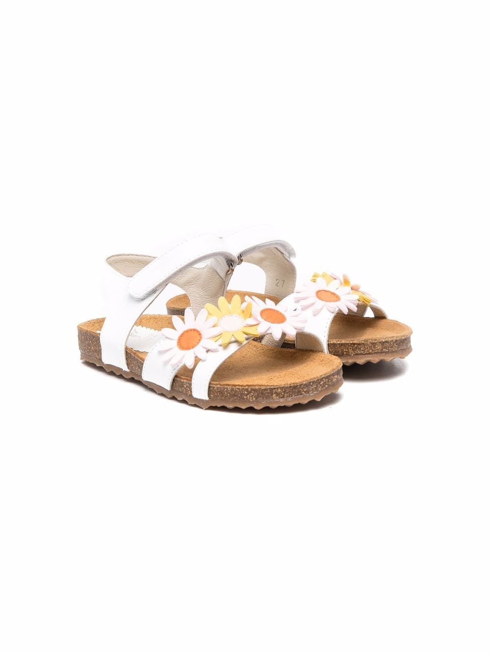 Il Gufo Sandalen mit Blumenapplikation - Weiß von Il Gufo