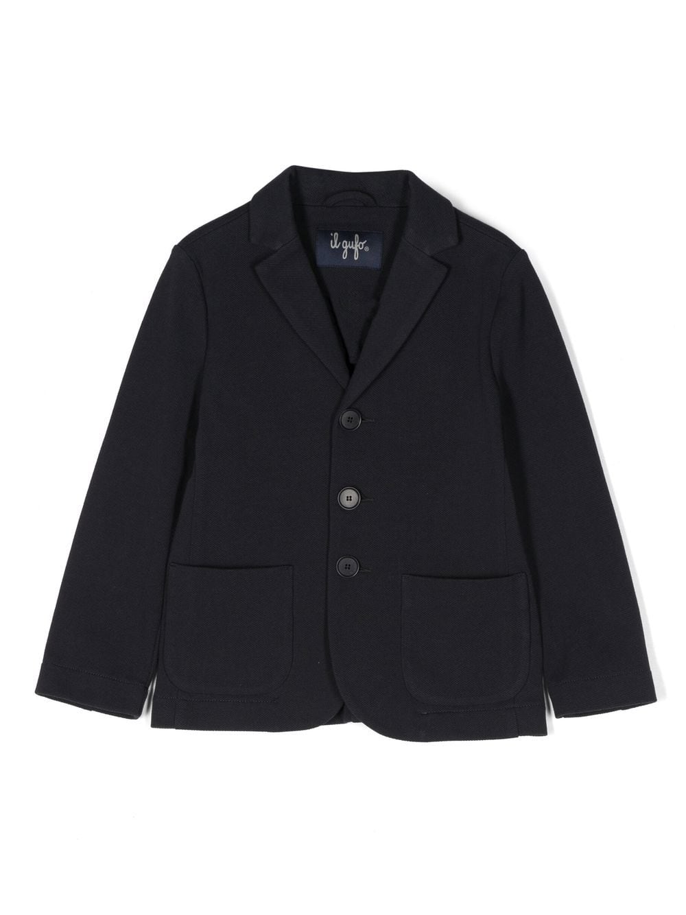 Il Gufo Blazer mit fallendem Revers - Blau von Il Gufo