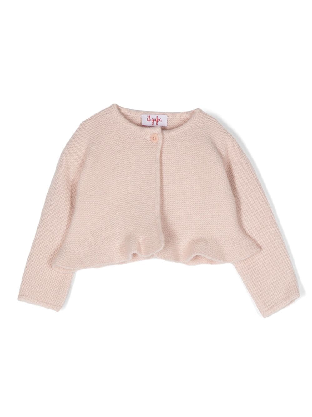 Il Gufo Gefütterter Cardigan mit Rüschensaum - Rosa von Il Gufo