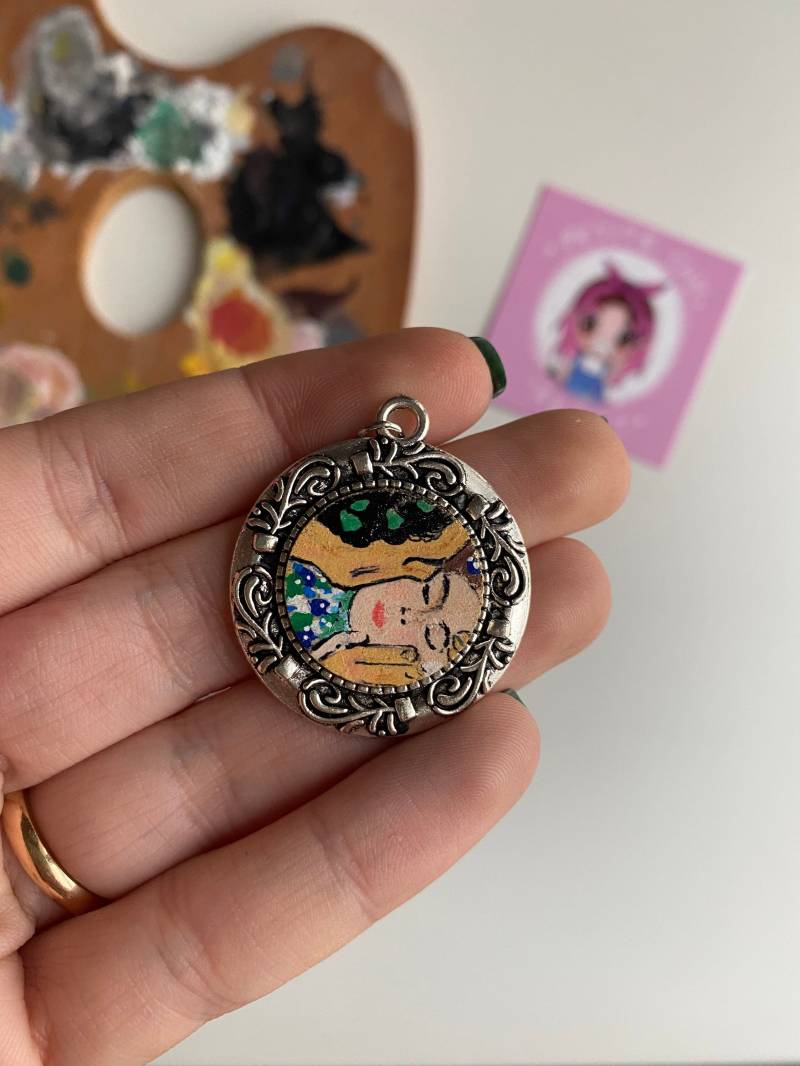 Gustav Klimt Es Serendipity "Der Kuss" Halskette Gustav Klimt Es Serendipity "Der Kuss" Halskette von IlTaccuinodiCho