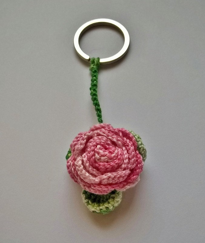 Rosa Schlüsselanhänger Rosa Schlüsselanhänger von IldeCreazioni