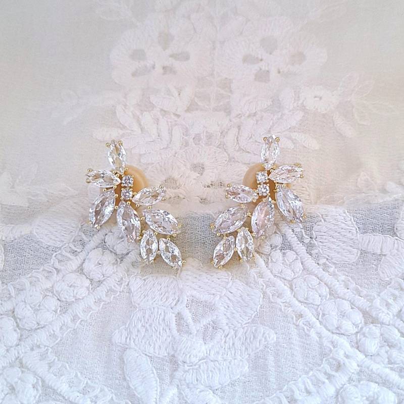 10mm Lange Elegante Ohrstöpsel, Statement-Ohrstöpsel Für Die Braut, Hochzeitsstöpsel, Ohrstöpsel Zirkonia-Kristallen Stöpsel 10mm Lange Elegante Ohrstöpsel, Statement-Ohrstöpsel Für Die Braut, Hochzeitsstöpsel, Ohrstöpsel Zirkonia-Kristallen Stöpsel von IleanaElfi