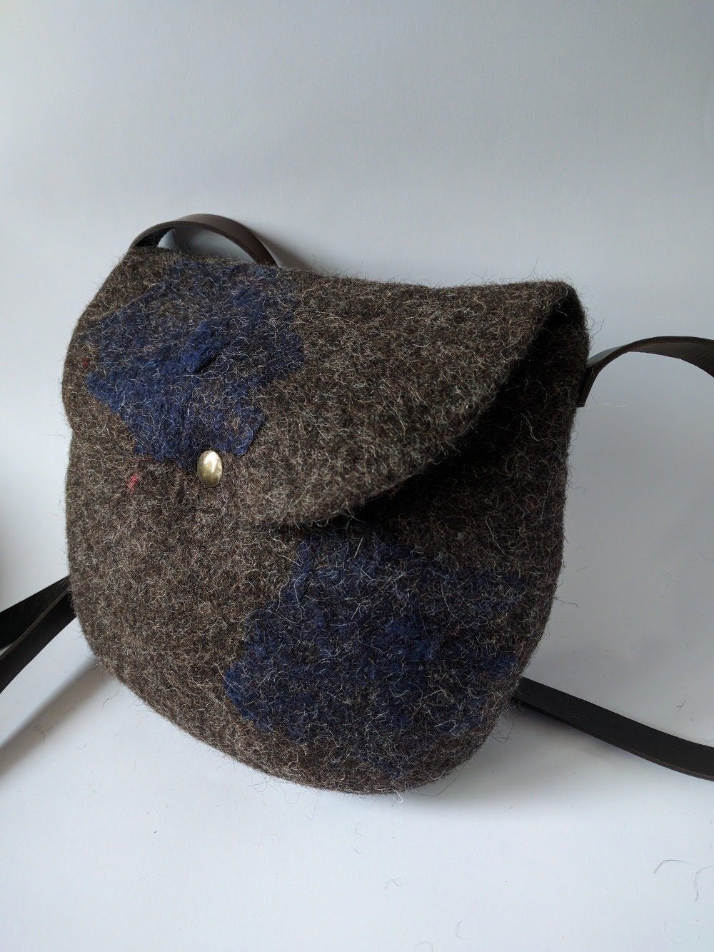 Filz - Und Ledertaschen; Filzhandtasche Mit Schultergurt; Handgefertigte Handtasche; Ledertasche; Pgb03 Filz - Und Ledertaschen; Filzhandtasche Mit Schultergurt; Handgefertigte Handtasche; Ledertasche; Pgb03 von IllaboratoriodiPatri