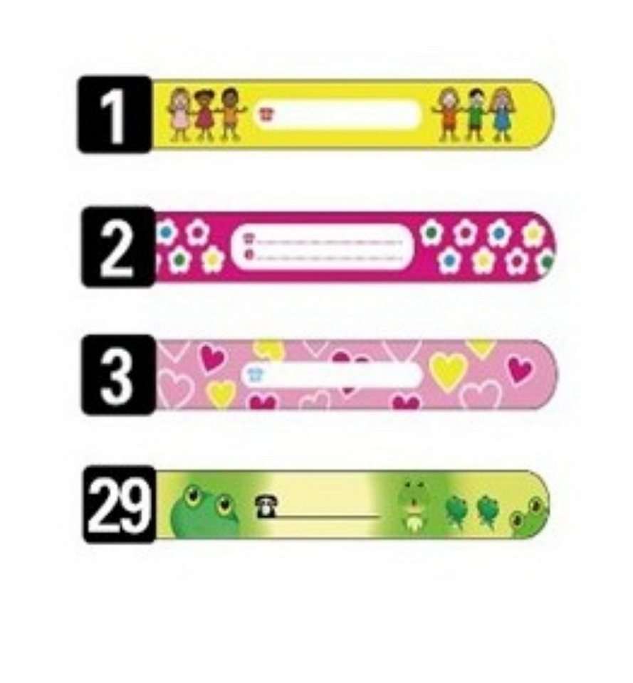 Illes-Laedchen Armband SOS Armbänder Notfallarmbänder Kinder Kinderarmband Adressarmband, wasserfest und robust von Illes-Laedchen