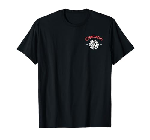 Chicago Illinois Feuerwehrmann Feuerwehrmann Feuerwehrmann T-Shirt von Illinois Fire Dept Duty Gear