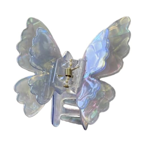 Acetat Schmetterling Haarkralle Clip Elegante Pferdeschwanz Halter Haar Feder Clip Frauen Ästhetik Hochzeit Updos von Illkjasfc