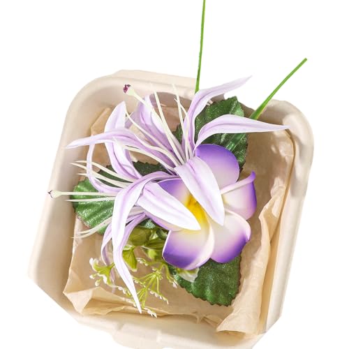 Blumen-Haarspange für Damen, Hochzeit, Party, Zubehör, leichte Haarnadel, Strandurlaub, Haarteil von Illkjasfc