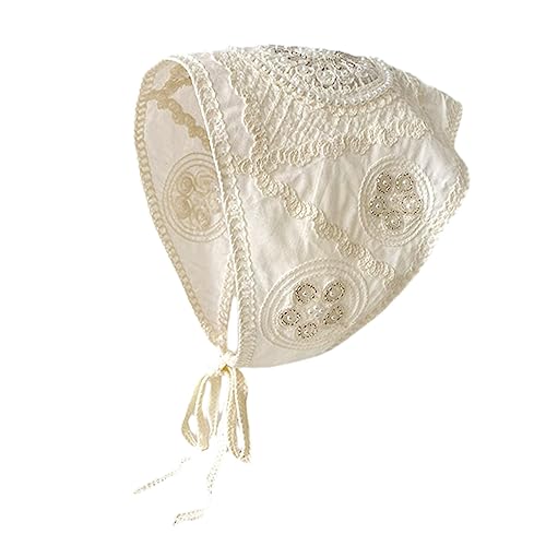 Damen-Haarband mit hohlem Blumenmuster, gestrickt, dreieckig, süß, elastisch, Haarbänder, Turban, Haar-Accessoires von Illkjasfc