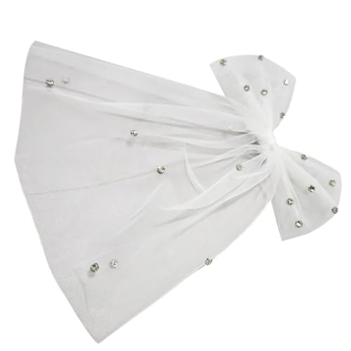 Einzigartige Haarspange mit Strasssteinen, Schleier, Haarspange, ergänzt Brautkleidung und Abendkleider für Hochzeiten und Partys von Illkjasfc