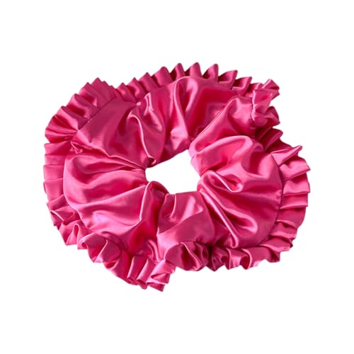 Elegante Rüschen-Haargummis für Damen und Mädchen, plissierter Rand, elastisch, ästhetisch, für Büro, sanfter Haarhalter Elegante Rüschen-Haargummis für Damen und Mädchen, plissierter Rand, elastisch, ästhetisch, für Büro, sanfter Haarhalter von Illkjasfc