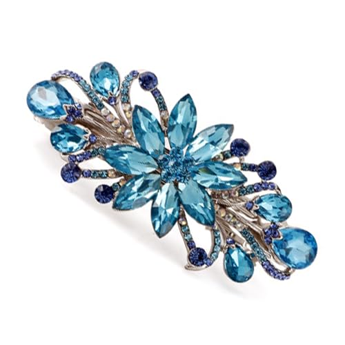 Eleganter, zarter Fascinator, Blume, handgefertigt, Haar-Accessoires für Damen, Kristall-Kopfschmuck, 1920er-Jahre-Kunst-Ornament von Illkjasfc