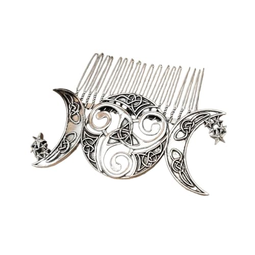 Eleganter Mond-Haarschmuck mit zarten hohlen Designs, modisches Damen-Haarteil, Haarschmuck für Frauen von Illkjasfc