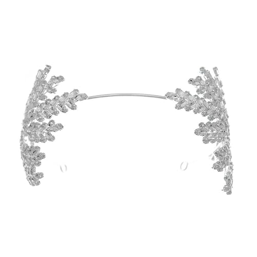 Glänzender Strass-Haarreif für Braut, Hochzeit, Party, Kopfschmuck, schimmerndes Kristall-Haarreif, Bühnenhaarband von Illkjasfc