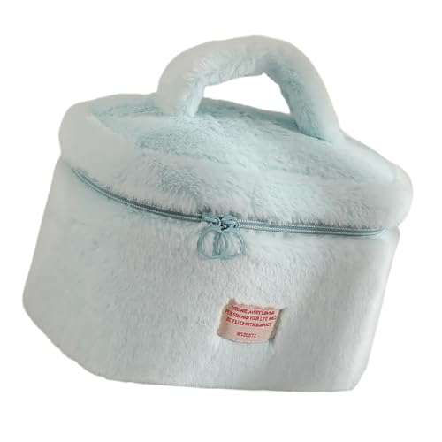 Große Kapazität, Plüsch-Make-up-Organizer, tragbares Accessoire für Zuhause oder unterwegs, den täglichen Gebrauch von Illkjasfc