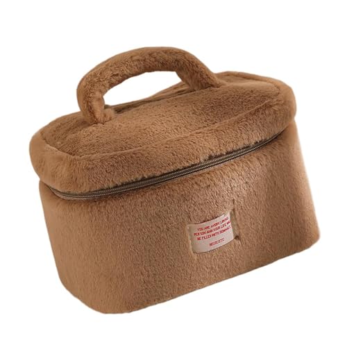 Große Kapazität, Plüsch-Make-up-Organizer, tragbares Accessoire für Zuhause oder unterwegs, den täglichen Gebrauch von Illkjasfc