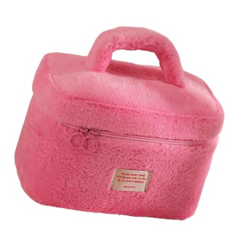 Große Kapazität, Plüsch-Make-up-Organizer, tragbares Accessoire für Zuhause oder unterwegs, den täglichen Gebrauch von Illkjasfc