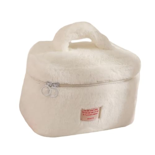 Große Kapazität, Plüsch-Make-up-Organizer, tragbares Accessoire für Zuhause oder unterwegs, den täglichen Gebrauch von Illkjasfc