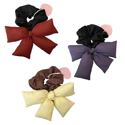 Haargummis mit Schleife, elastisches Haargummi, großes Haargummi, Vintage-Haarbänder, weibliches Zubehör von Illkjasfc