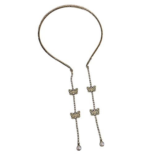 Haarreif mit Perlen für Strass, glänzend, leicht, luxuriös, handgefertigt, dünn, mit Strass, B von Illkjasfc