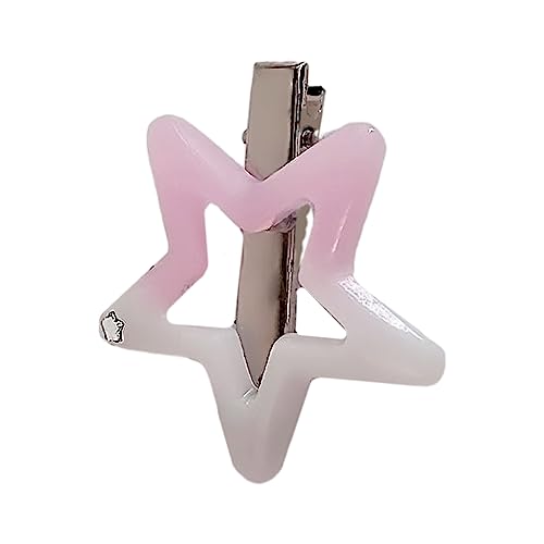 Haarspange, modisch, fünfzackiger Stern, süßer Kopfschmuck, Haarschmuck für Damen und Mädchen von Illkjasfc