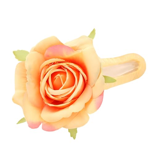 Haarspange mit Rosenblüten für Damen und Teenager, starke sichere Klaue für Frühlingspicknicks, Outdoor-Aktivitäten und Hochzeitszeremonie von Illkjasfc