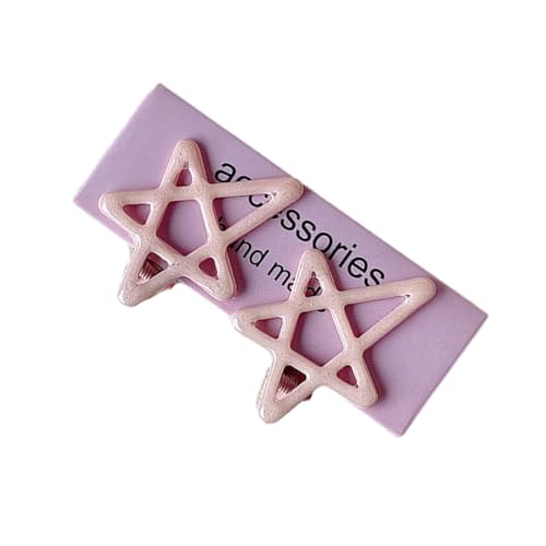 Haarspangen mit Schleife, hohl, sternförmig, Haarschleifen für Damen, Metall-Haarschleifen, Haarspangen von Illkjasfc