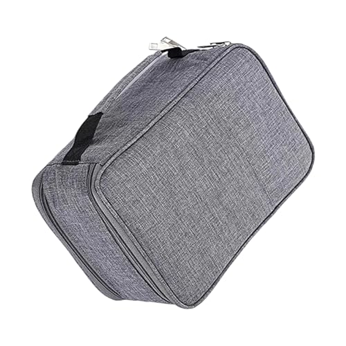 Illkjasfc 300 Slots Federmäppchen Tragbare Bleistifte Organizer Stiftetasche Stationäretui Farbstifte Halter für Mädchen Jungen Erwachsene, grau von Illkjasfc